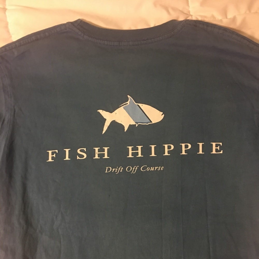 ☆ WORN ONCE FISH HIPPIE T-SHIRT ☆